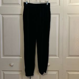 Velvet Black Jogger pants